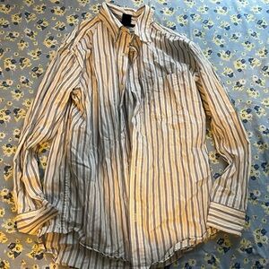 Gap Boys Cotton Striped Button-Up Shirt